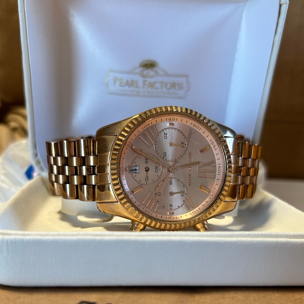 Gold Michael Kors Watch